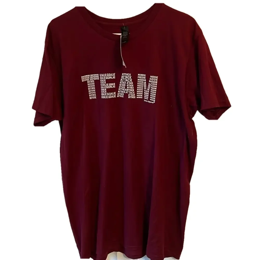 Womens LaCrosse Zone Apparel NEW WITH TAG XL Lacrosse T shirt